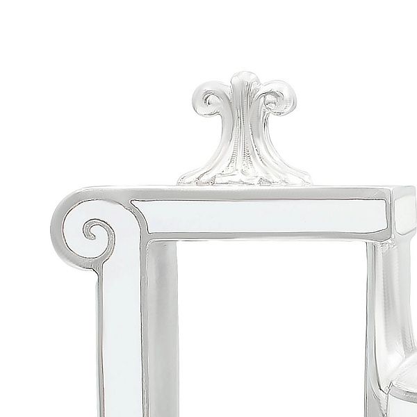 Сахарница «Маки» из серебра