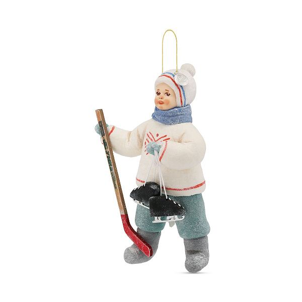 Елочная игрушка «Кирюша-хоккеист»