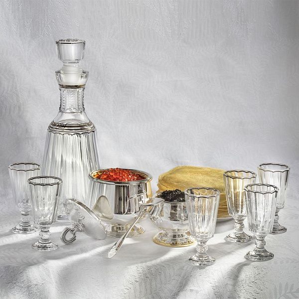 Икорница из серебра 