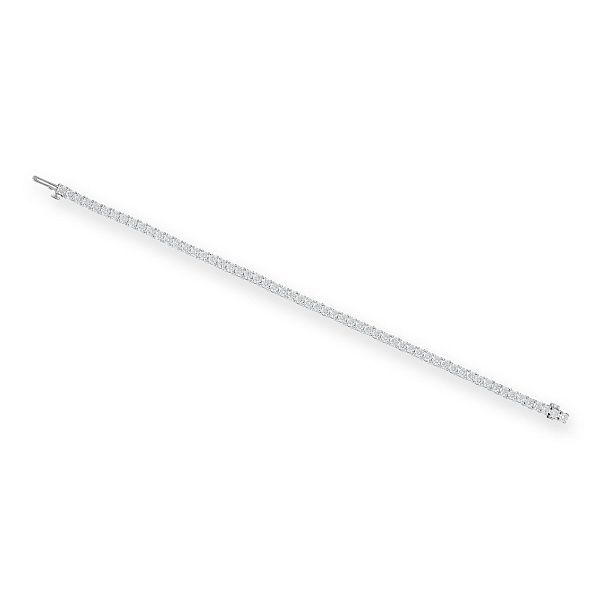 Браслет из белого золота с бриллиантами 5.535 ct