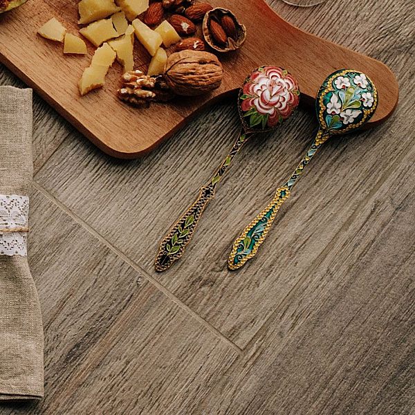 Ложка для варенья из серебра 