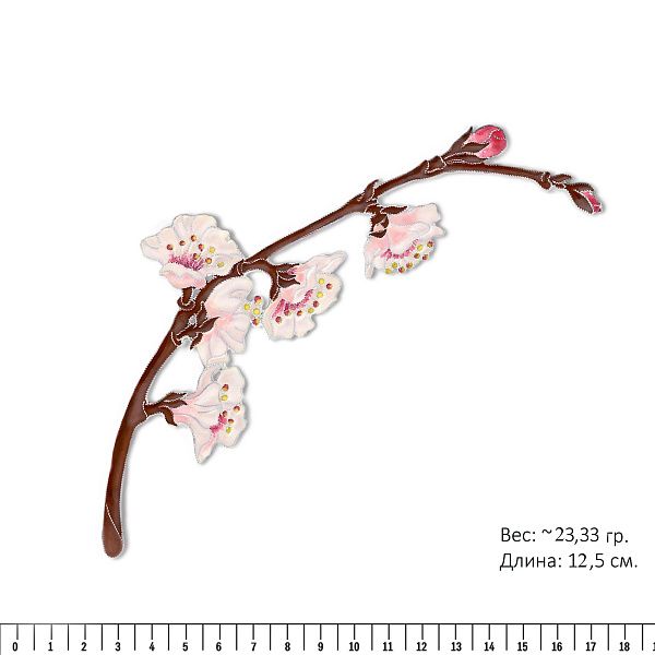 Брошь «Абрикос»