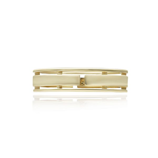 Обручальное кольцо из желтого золота 