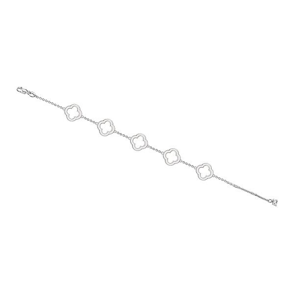 Браслет из белого золота с бриллиантами