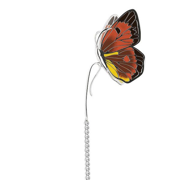 Ситечко «Желтушка шафрановая» из серебра 