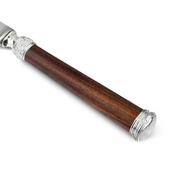 Нож десертный из серебра 