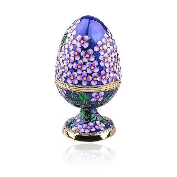 Яйцо-шкатулка «Сирень.Вечер» 