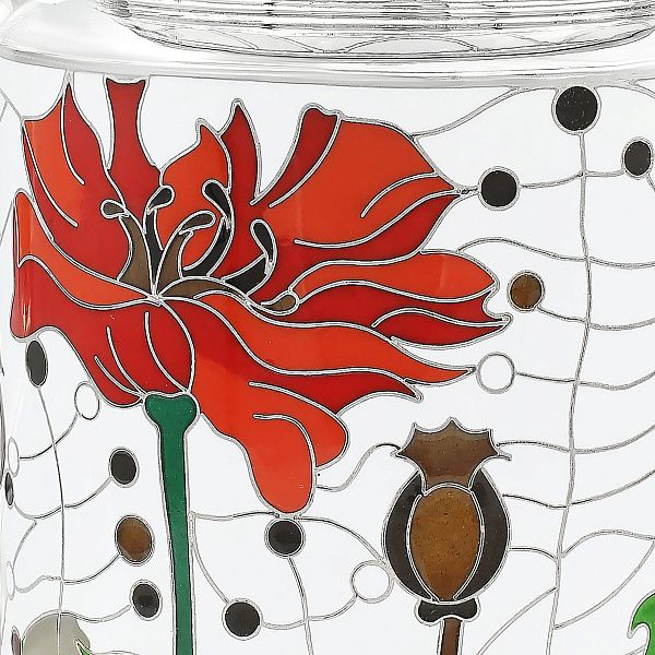 Сахарница «Маки» из серебра