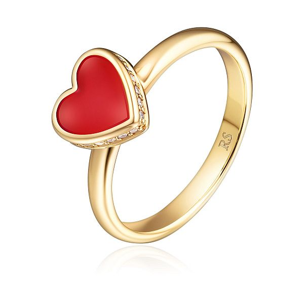 Кольцо из желтого золота с бриллиантами