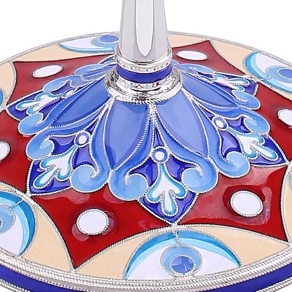 Бокал для шампанского из серебра 