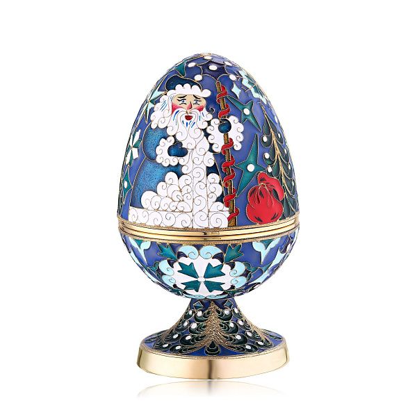 Яйцо-шкатулка «Дед Мороз»