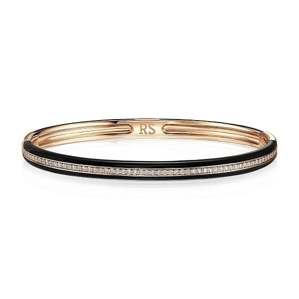 Браслет из желтого золота с бриллиантами