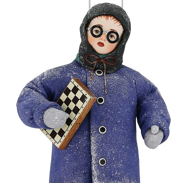 Елочная игрушка «Толик-шахматист» 