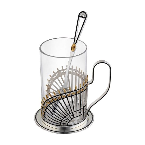 Подстаканник «Верхний Лебяжий мост» из серебра 