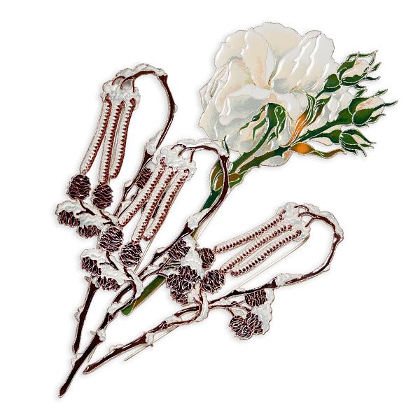 Брошь «Розы Зимнего дворца»