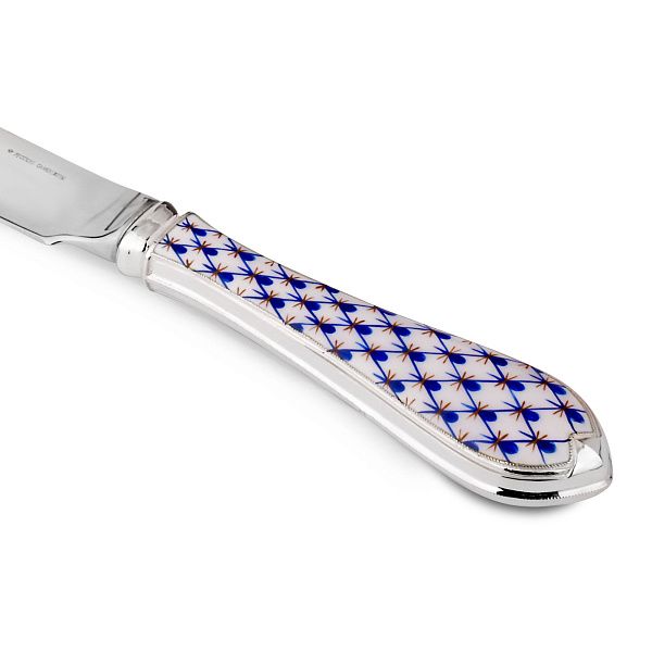 Нож десертный из серебра 