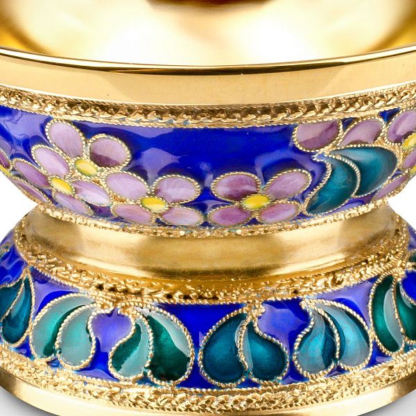 Подставка под ситечко из серебра 