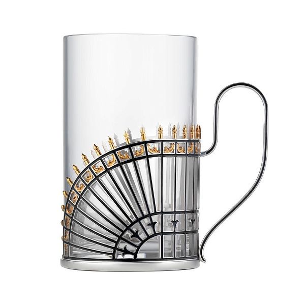 Подстаканник «Верхний Лебяжий мост» из серебра 