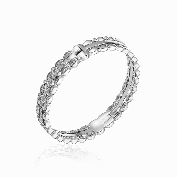 Браслет из белого золота с бриллиантами