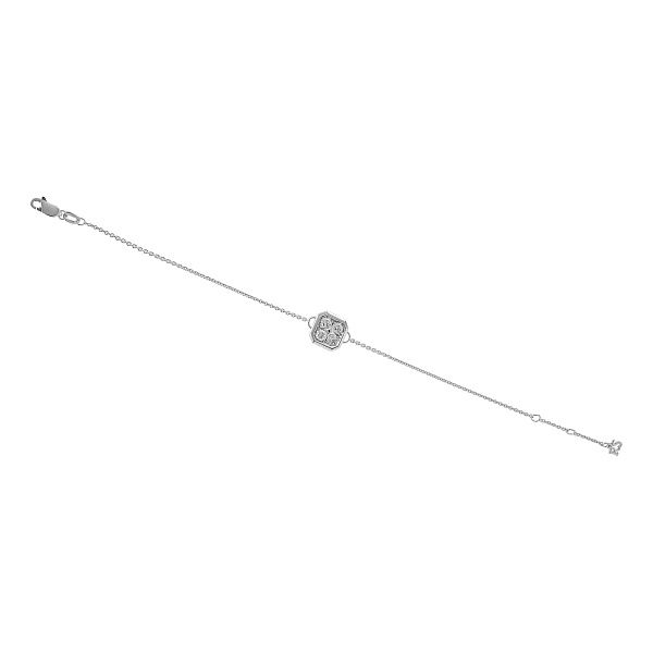 Браслет из белого золота с бриллиантами