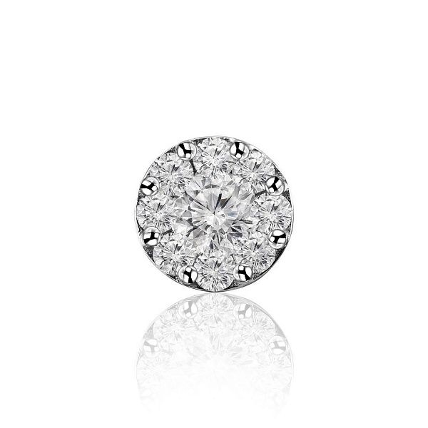 Подвеска из белого золота с бриллиантами