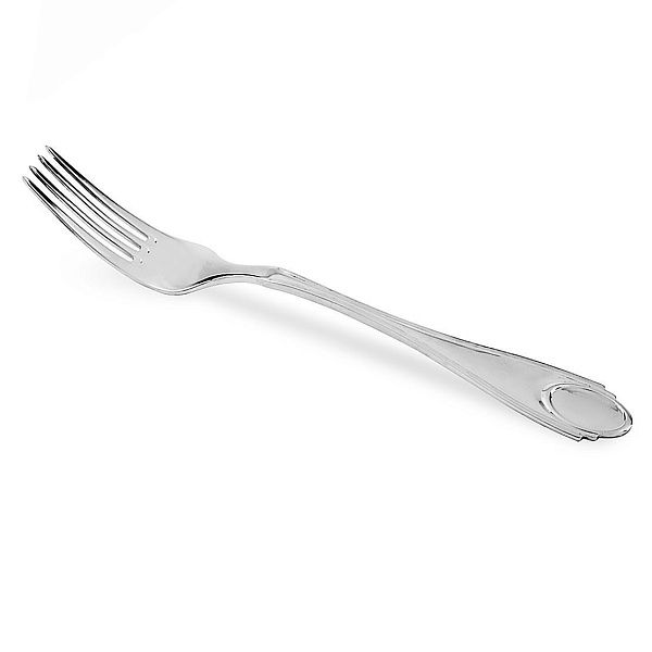 Вилка закусочная из серебра 