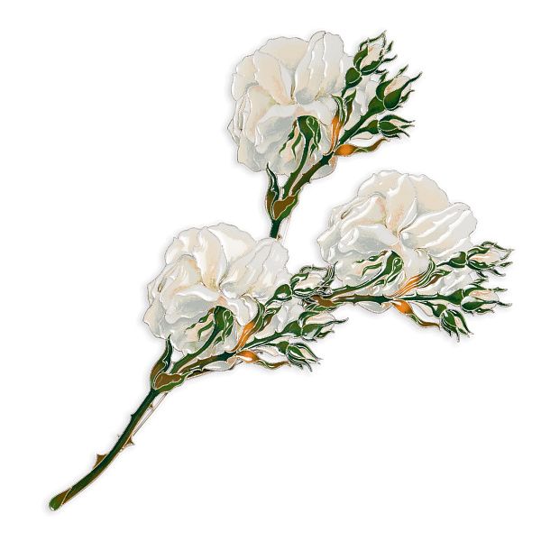 Брошь «Розы Зимнего дворца»