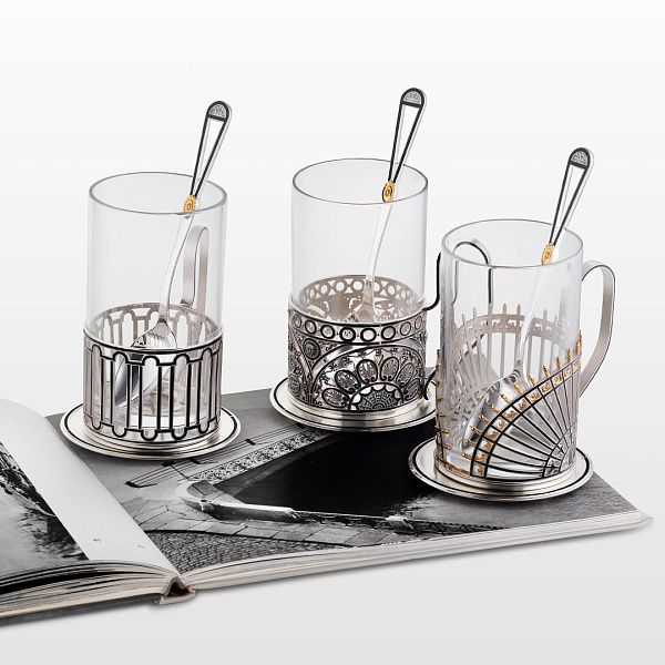 Ложка чайная «Львиный мост» из серебра