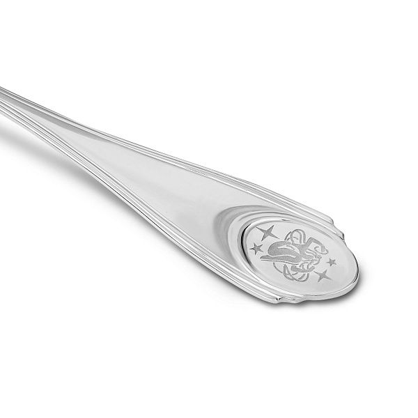 Ложка чайная «Дева» из серебра 