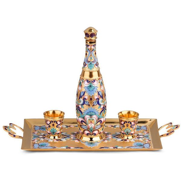 Набор для ликера из серебра