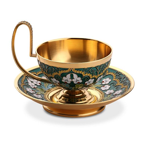 Блюдце из серебра 