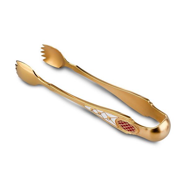 Щипцы для сахара из серебра с бриллиантами