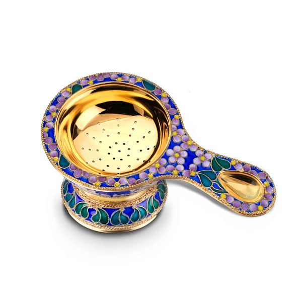 Подставка под ситечко из серебра 