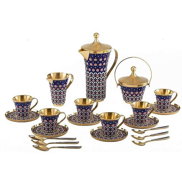 Сеpвиз кофейный из серебра 