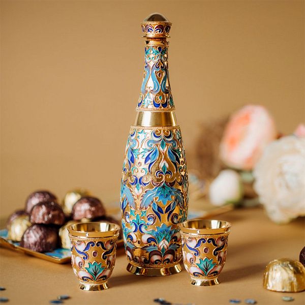 Набор для ликера из серебра