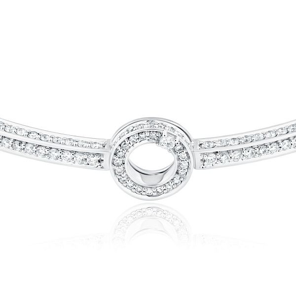 Браслет из белого золота с бриллиантами