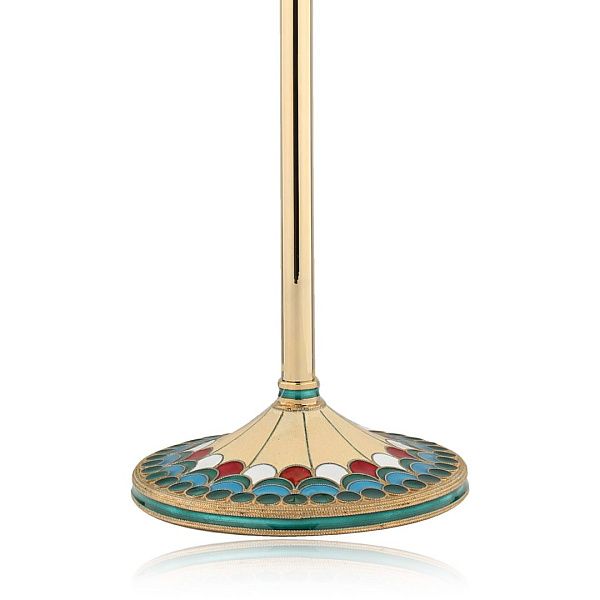 Бокал для шампанского из серебра 