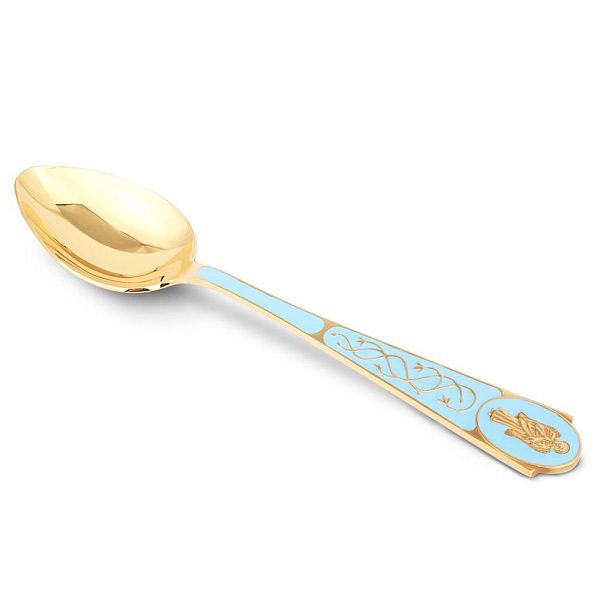 Ложка чайная «Ангел» из серебра 