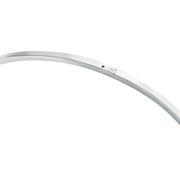 Колье «BATEAU» из белого золота с сапфиром 1.59 ct и бриллиантами