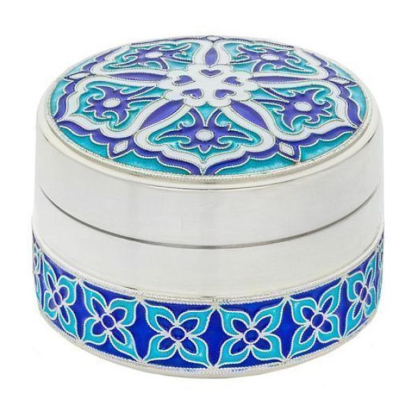 Шкатулка «Зима» из серебра