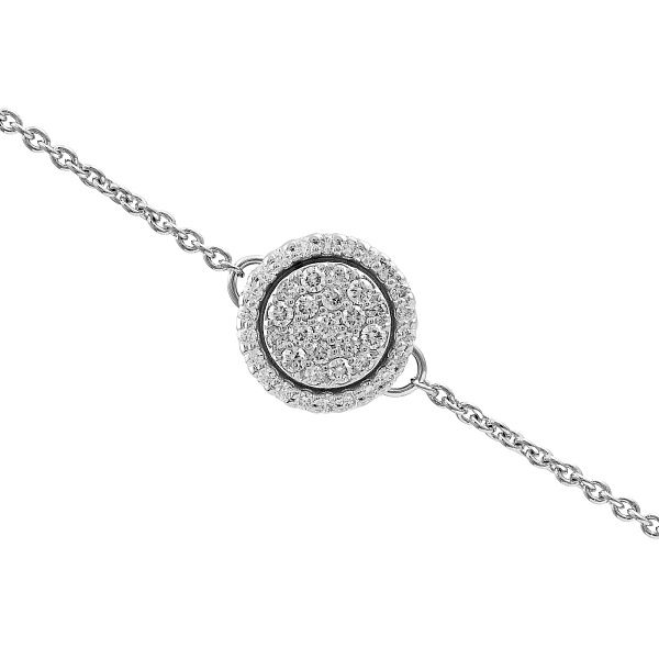 Браслет из белого золота с бриллиантами