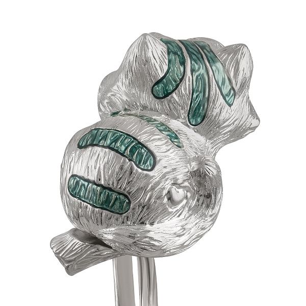 Ситечко «Чеширский кот» из серебра