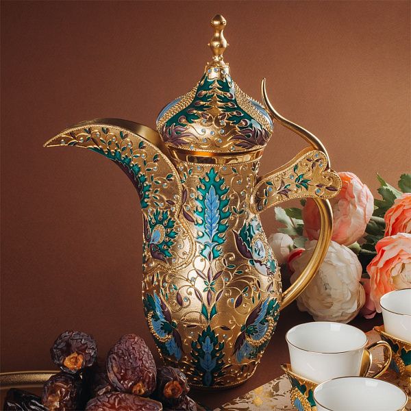 Кофейник «Хоттабыч» из серебра 