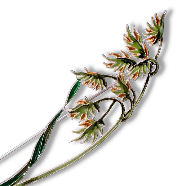 Брошь «Канареечник тростниковидный»