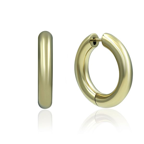 Серьги из желтого золота 