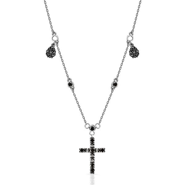 Колье из белого золота с бриллиантами