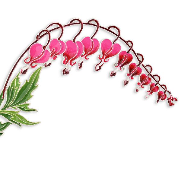 Брошь «Дицентра»