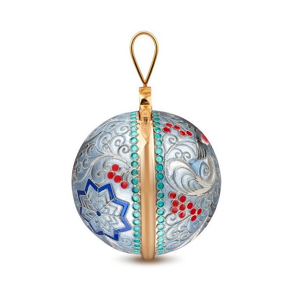 Ёлочный шар «Снегири» 