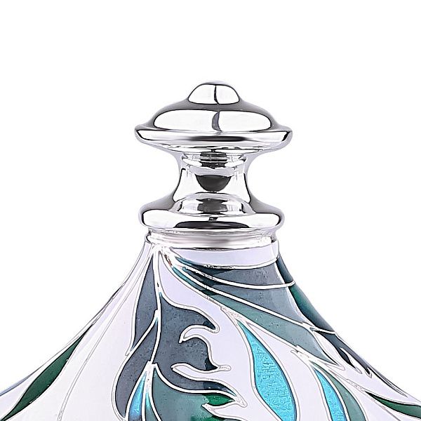 Сахаpница «Хризантемы» из серебра