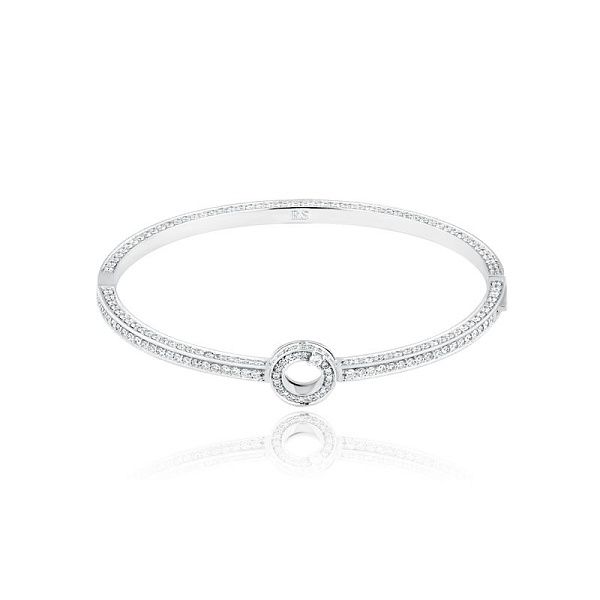 Браслет из белого золота с бриллиантами